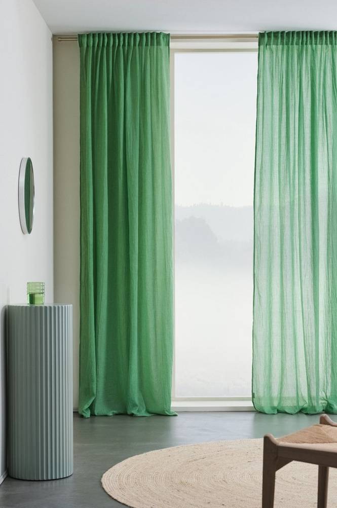 LAYER multifunktionsgardin 2-pack Grön