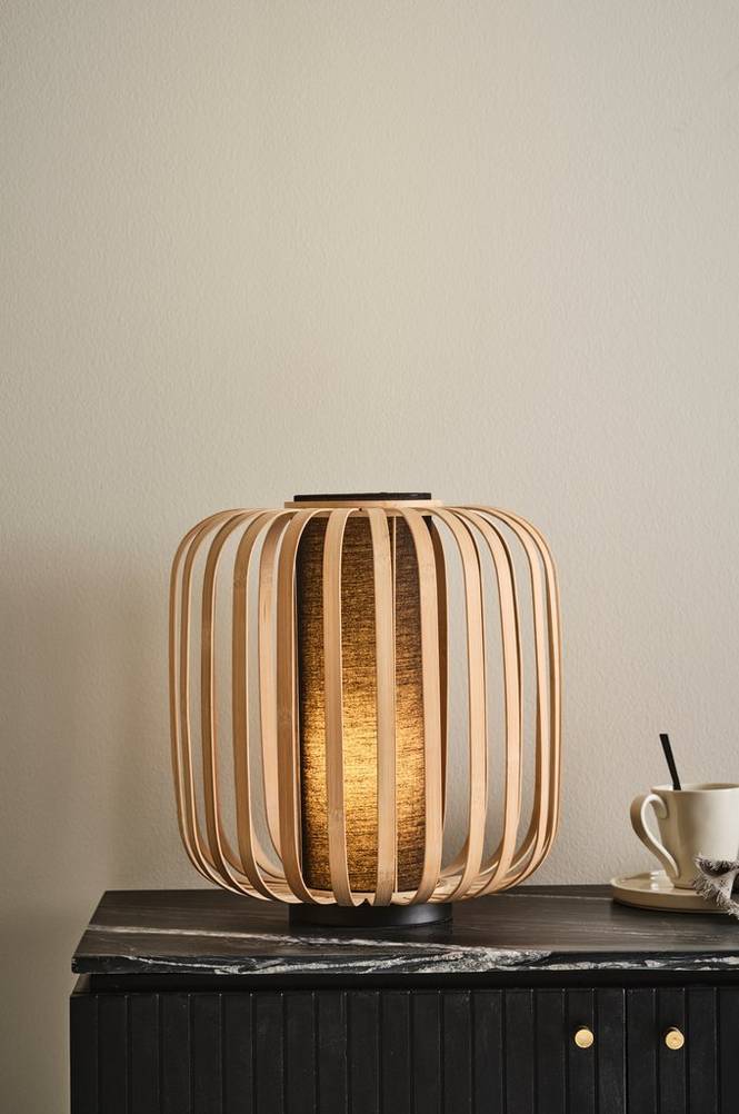 TRENT bordslampa Natur/svart
