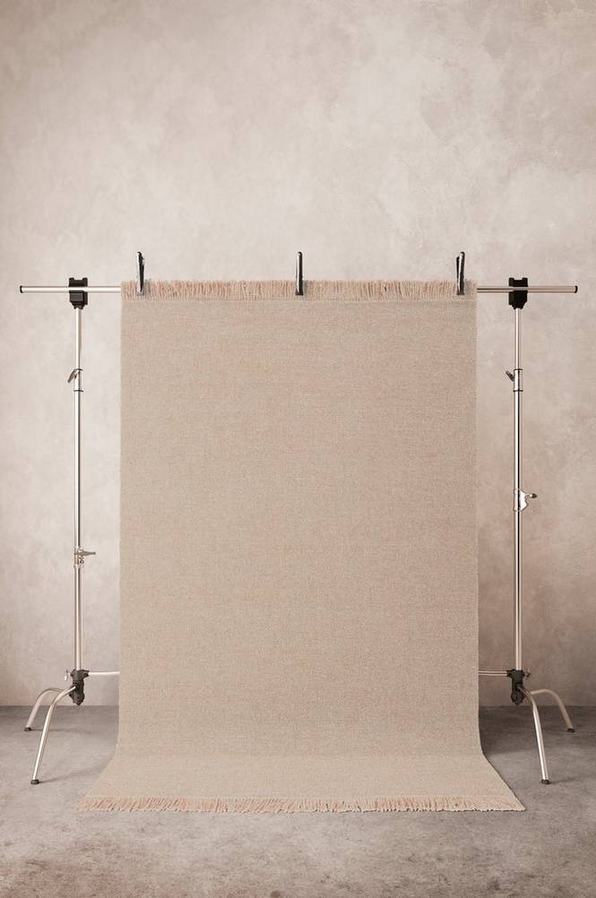 MONTUNA slätvävd matta Beige