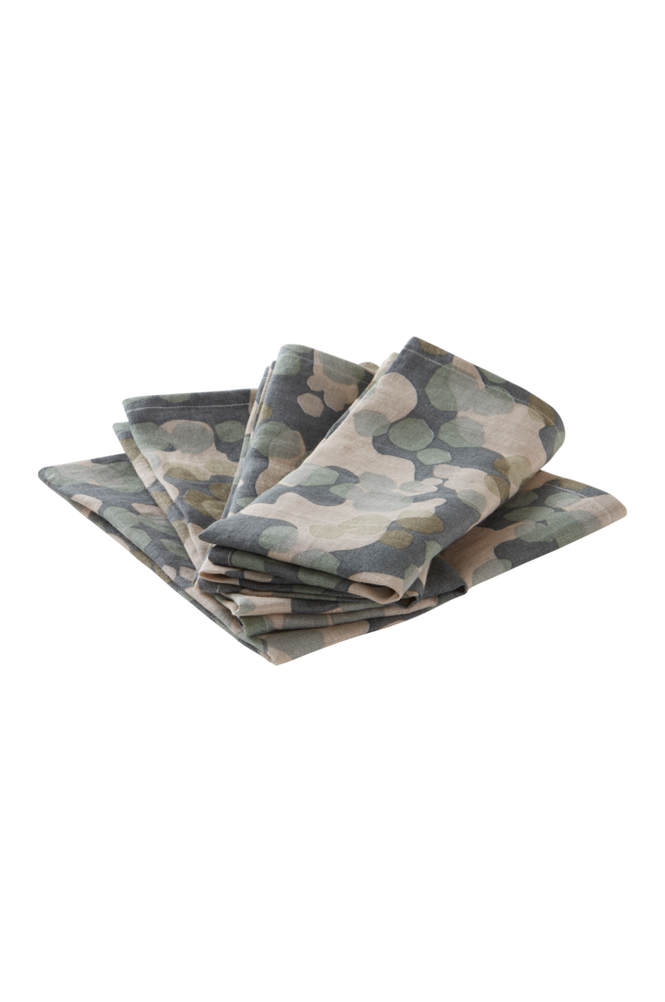 CARA servett 4-pack Mörkgrön