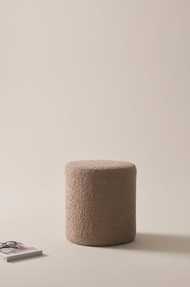 LEIDEN sittpuff ø 40 cm Beige