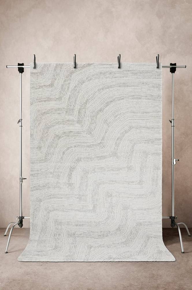 MIZU slätväd matta 200x290 cm Grå