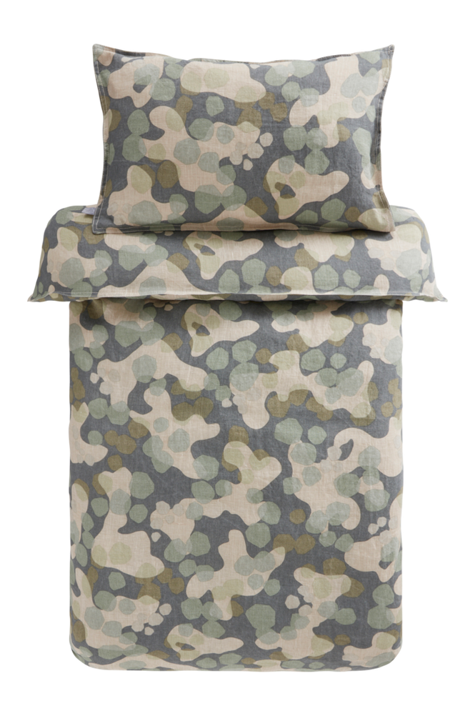 CARA MINI påslakanset spjälsäng Mörkgrön