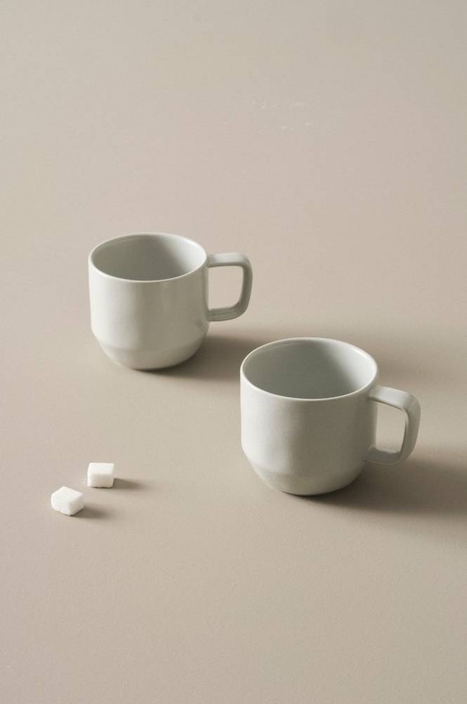 OTTILIE mugg 2-pack Ljusgrå