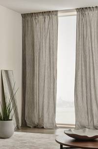 HANNA multifunktionsgardin 2-pack Grön/beige