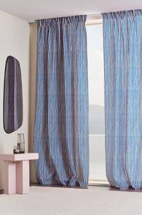 HANNA multifunktionsgardin 2-pack Blå/rosa