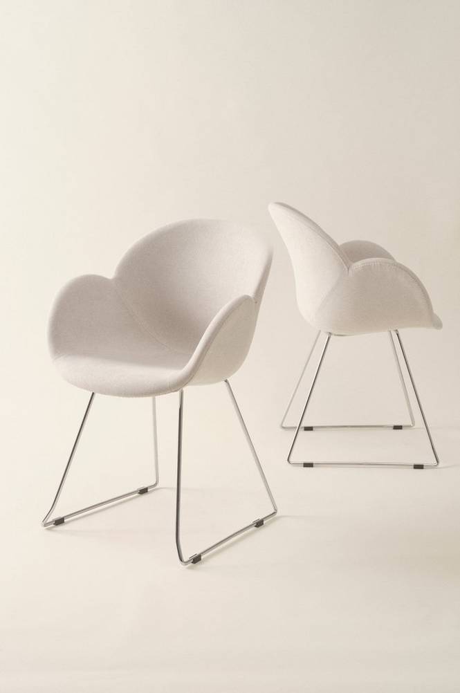 COLLIN stol 2-pack Vit