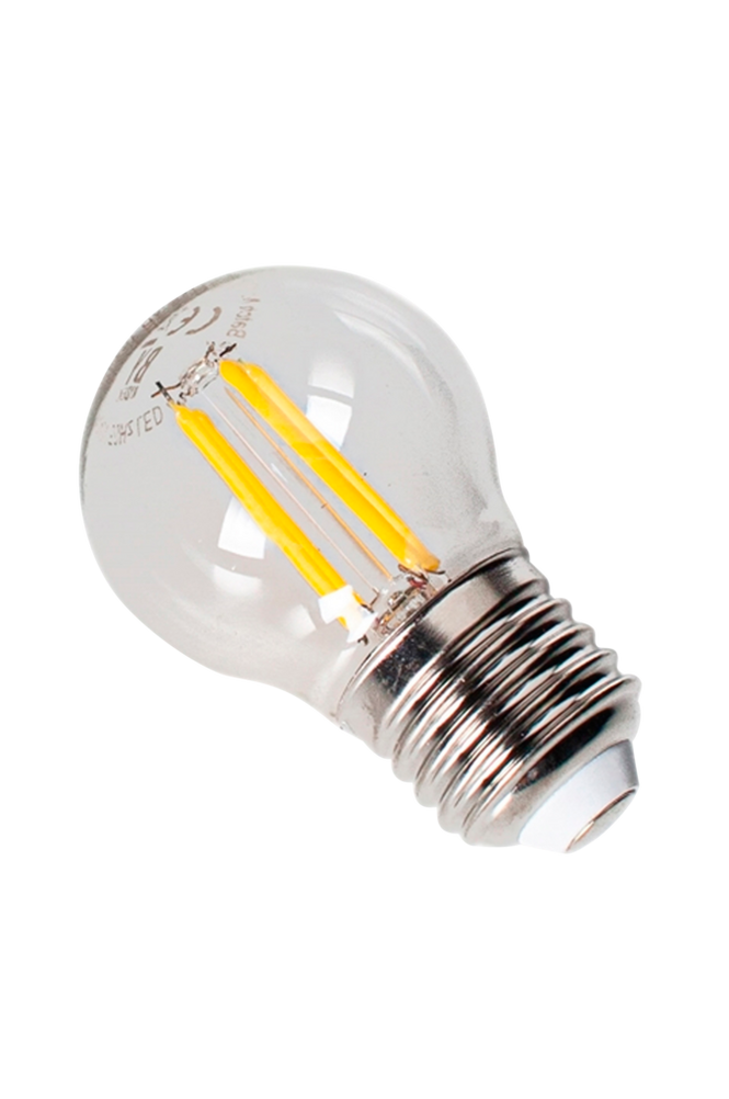 LED filament dekorationslampa dimbar E27 klarglas Klar