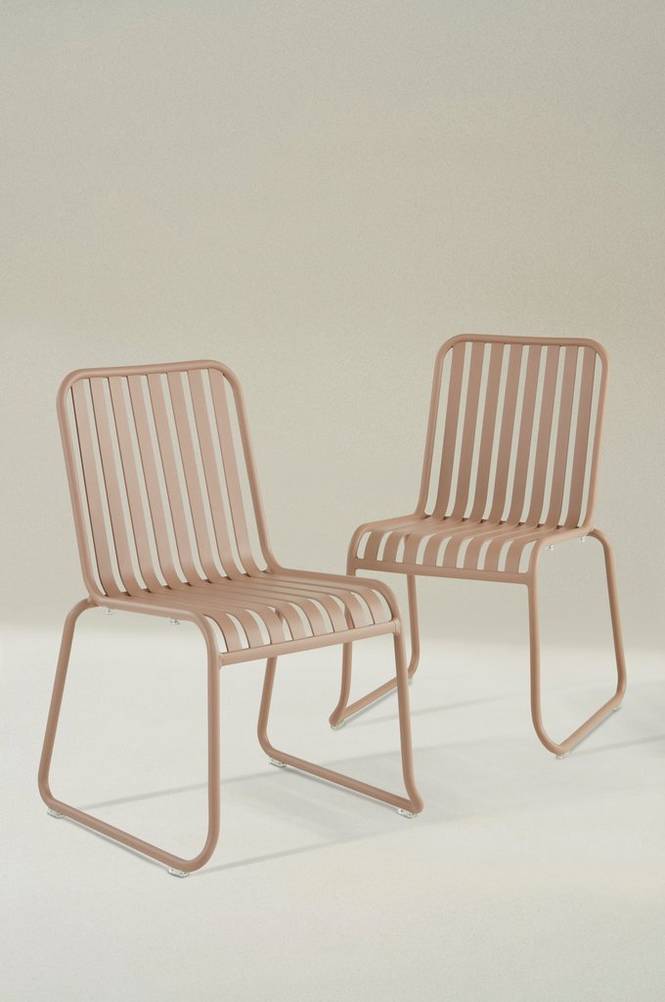 BELLEVILLE utestol 2-pack Beige