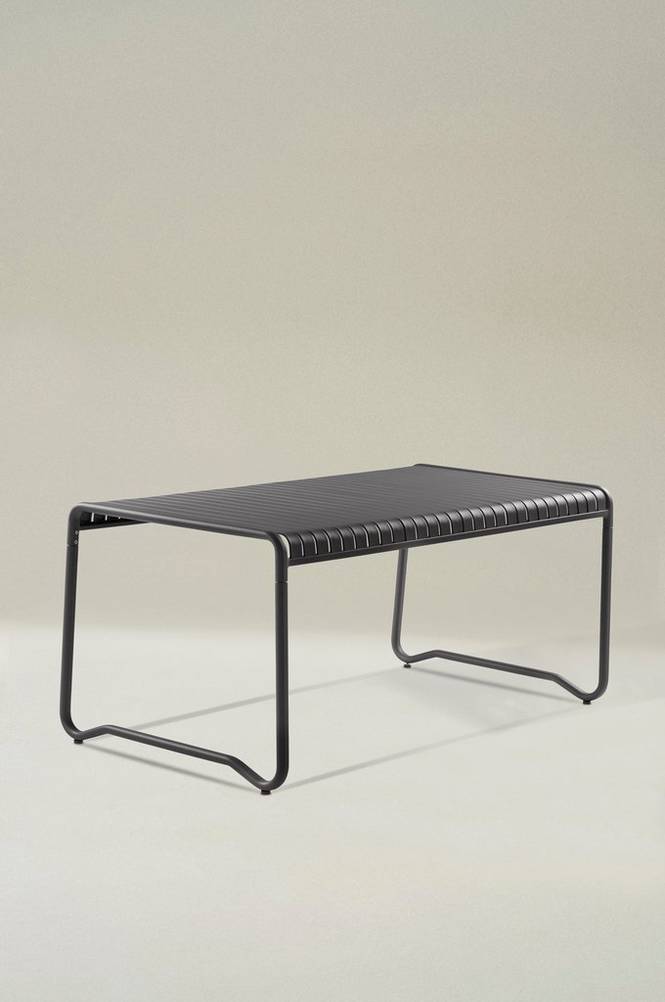BELLEVILLE bord 97x173,4 cm Svart