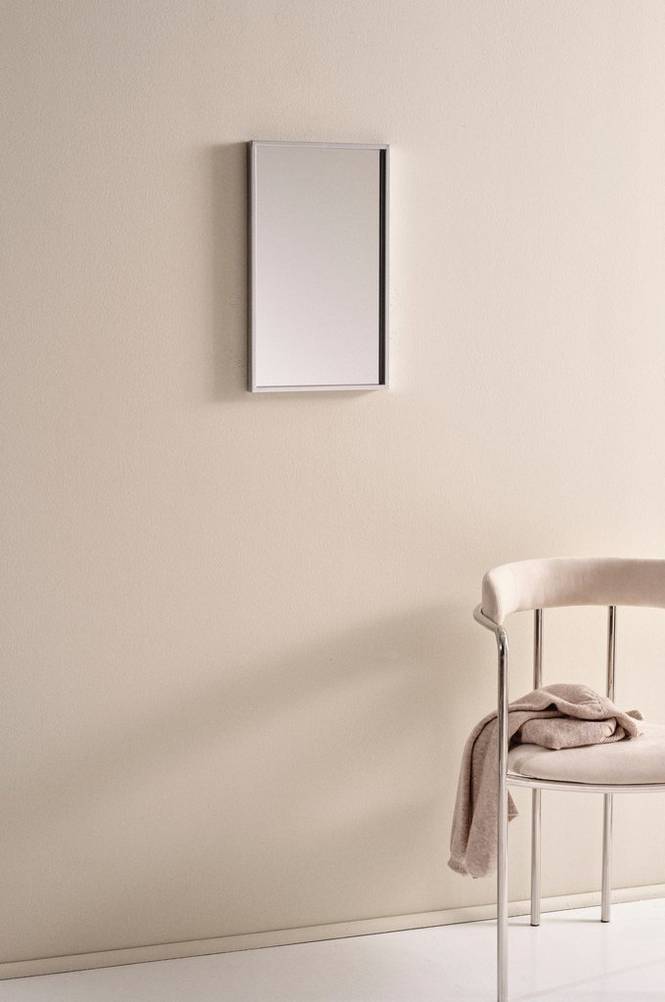 POW spegel - 50 cm Silver