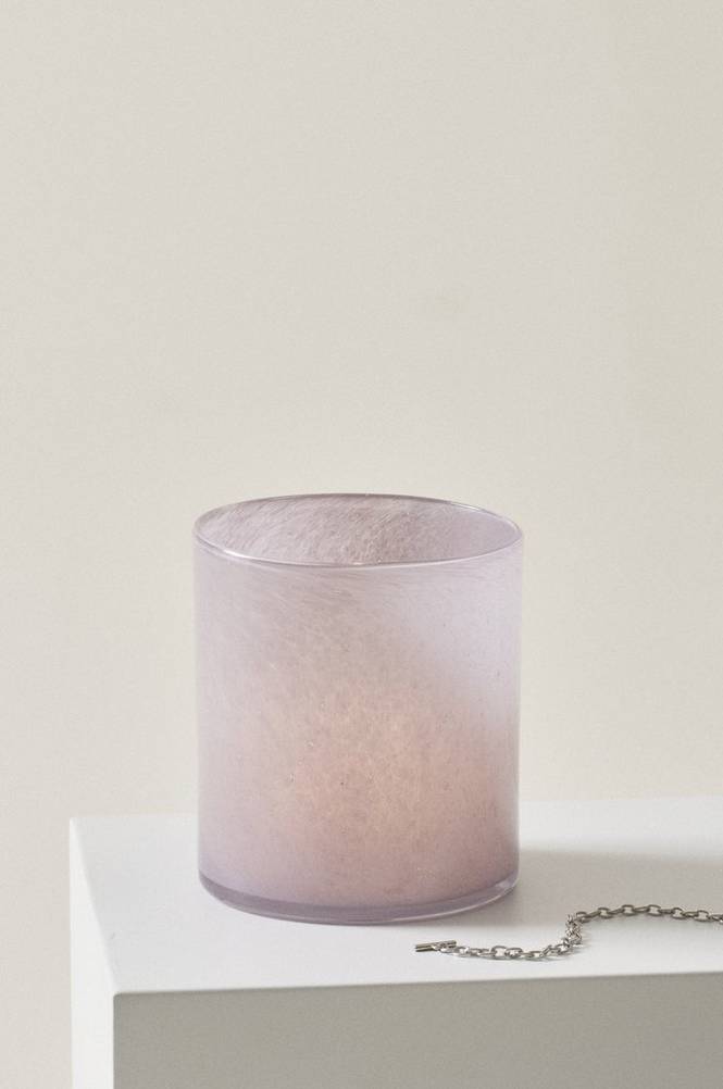 BOSS ljuslykta - höjd 16 cm Lila