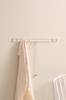 LANDON knaggrekke 60 cm Hvit krystall transparent marmor
