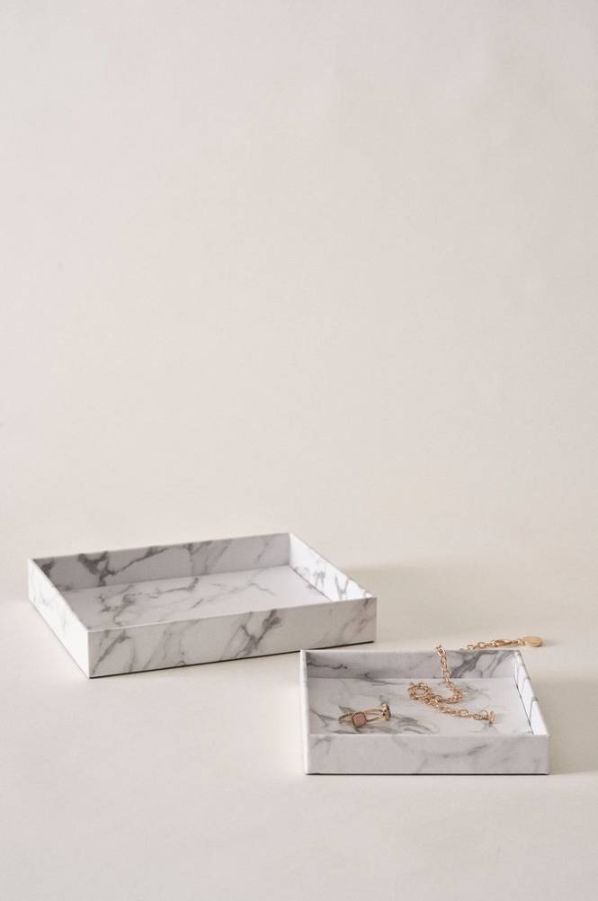 EDIENNE bricka 2-pack Grå