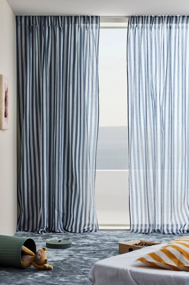 RAIA gardin med multifunksjonsbånd 2-pk