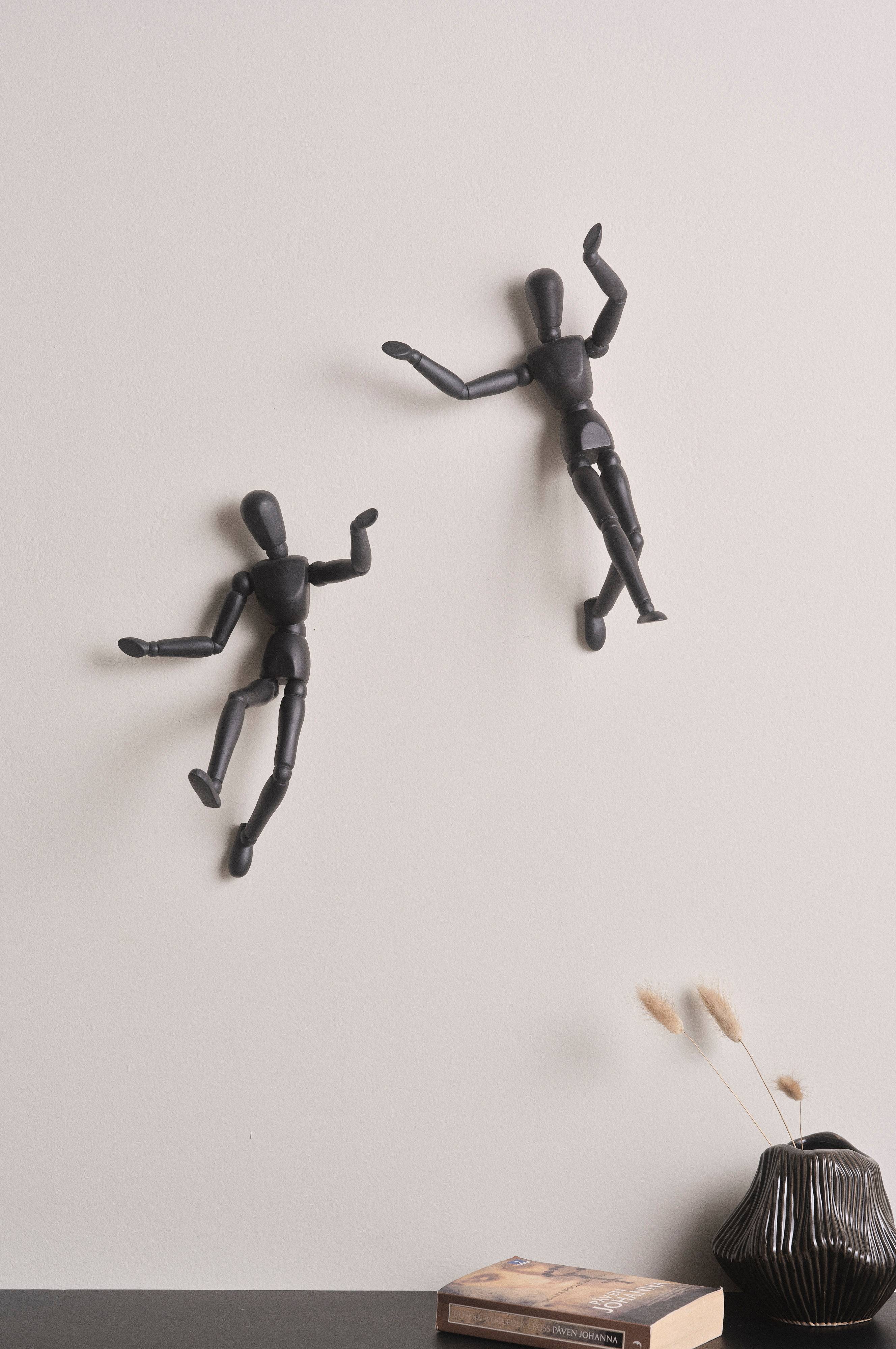 WALL BUDDIES väggdekoration 2pack Svart Dekoration Jotex