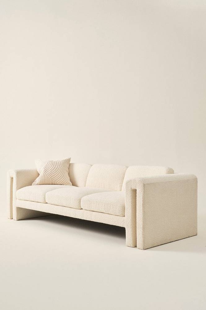 DENTON soffa 3-sits Naturvit