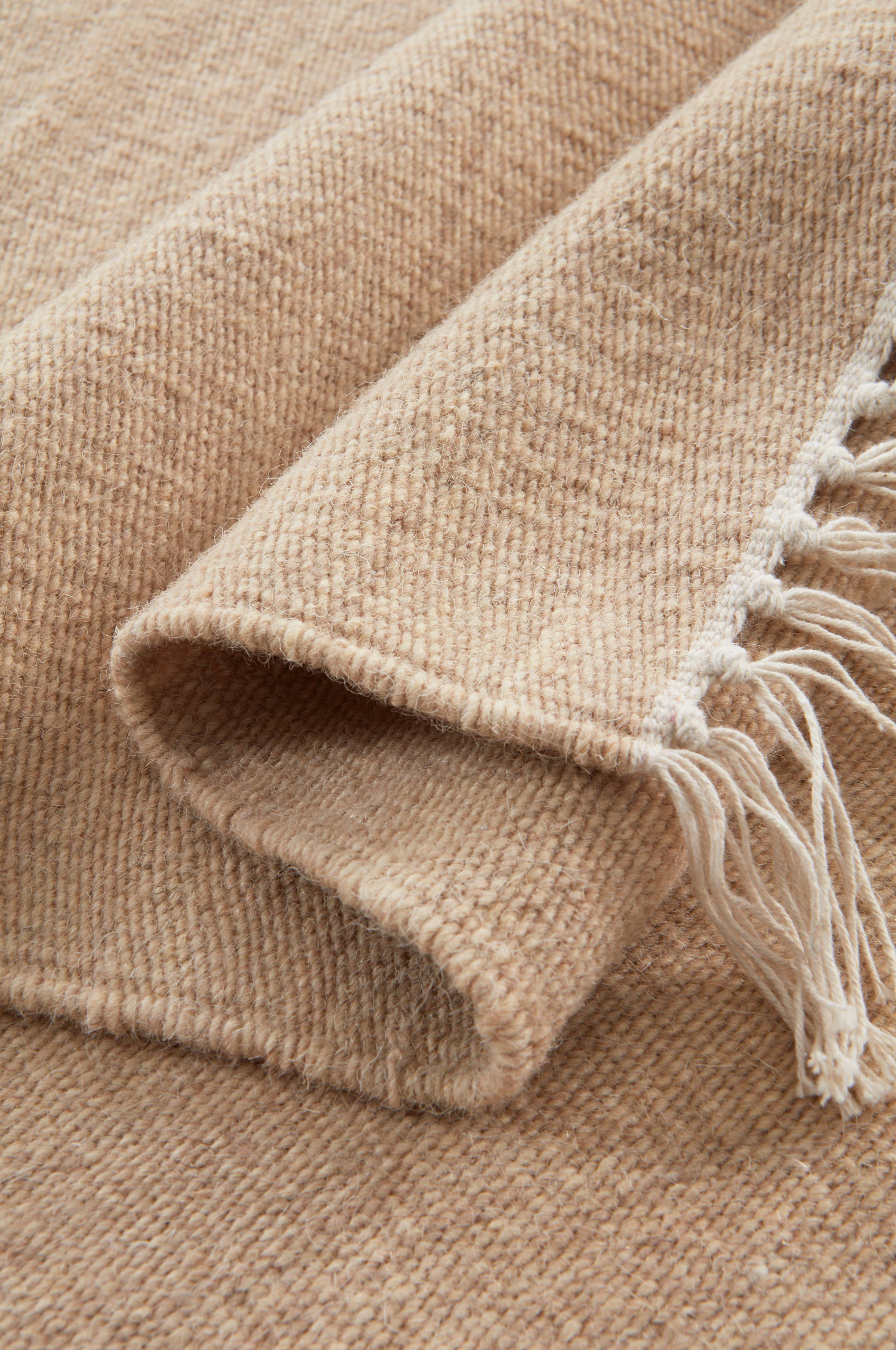 LORI PLAIN Wollteppich 200x300 cm - Natur - Teppiche