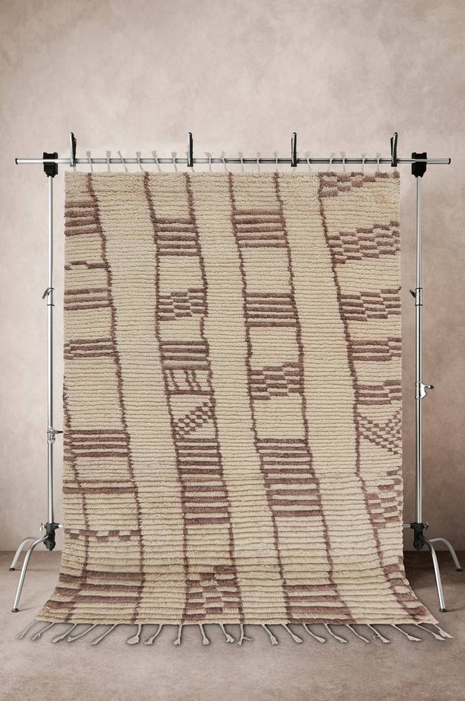 JEEMA ullmatta 200x300 cm Brun/beige