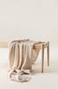 RUTHY torkkupeitto 130x170 cm Beige/sininen