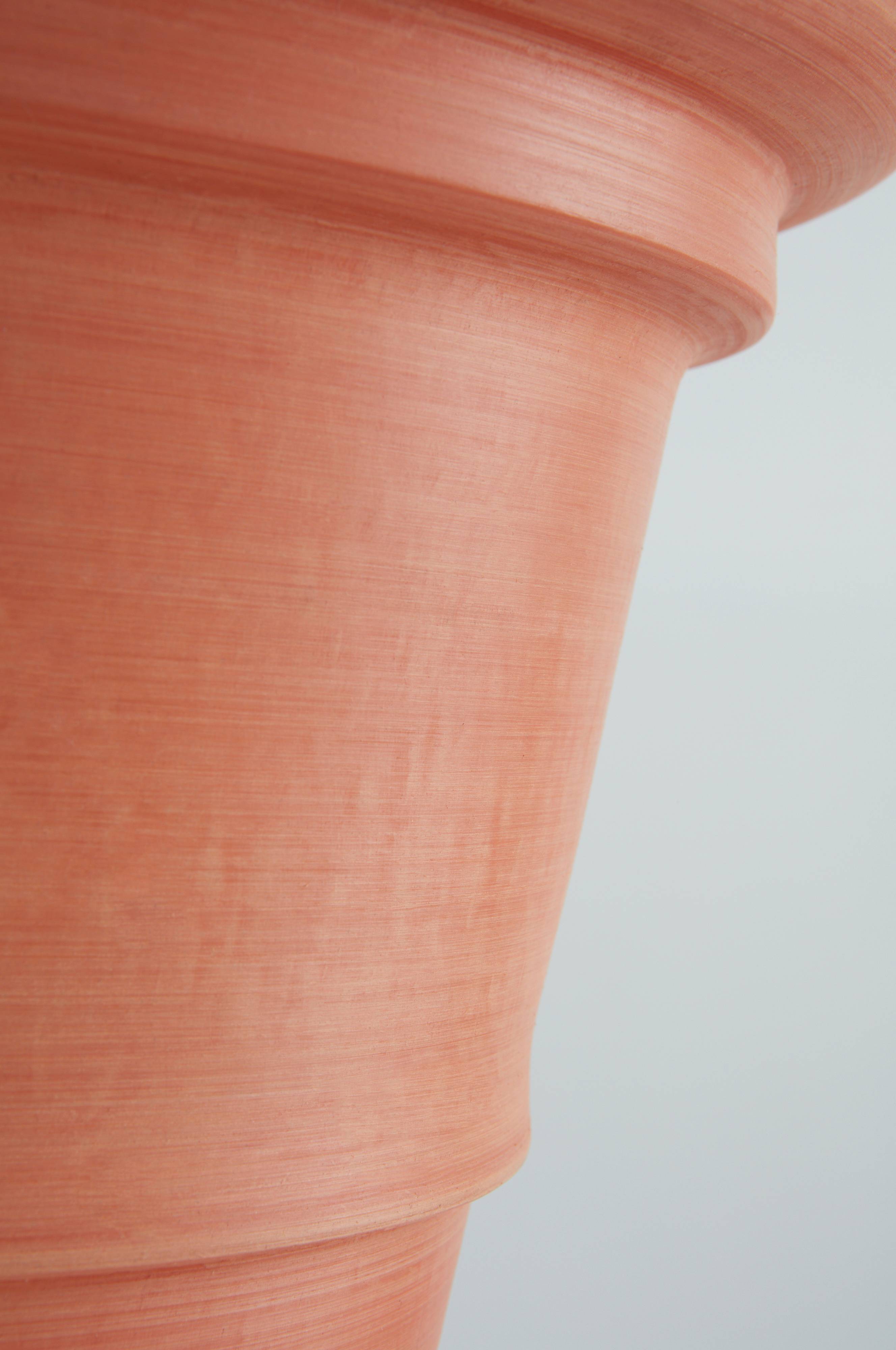 POLLY Outdoor-Übertopf Ø 38 cm - Orange - Balkon- und Gartenmöbel