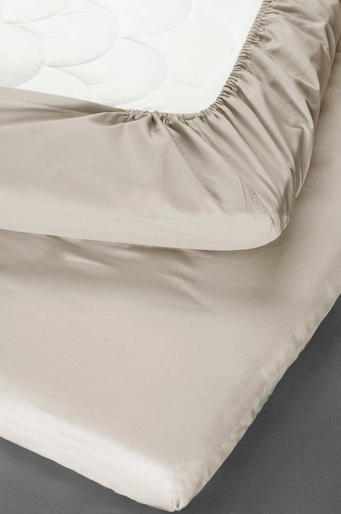 ZACK MINI dra-på-lakan juniorsäng 70x160 cm - ekologisk Beige