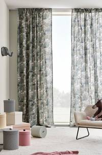 WATERS multifunktionsgardin 2-pack Blå