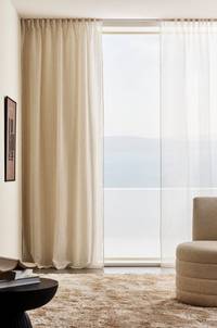 QUILO multifunktionsgardin 2-pack Beige