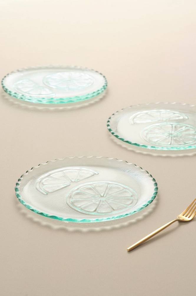 ORANGINA tallrik 4-pack ø 27 cm Transparent