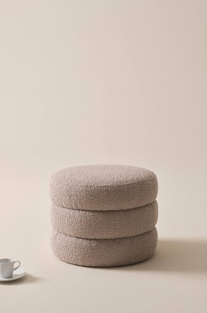 TRIBUS sittpuff ø 50 cm Greige
