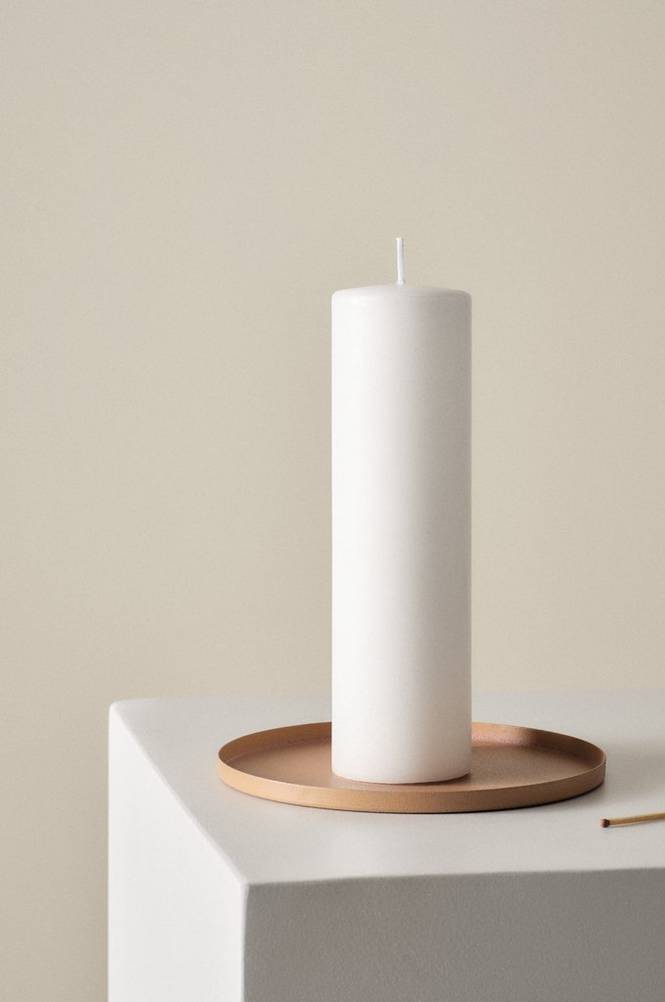 BECKY MATT blockljus - höjd 20 cm