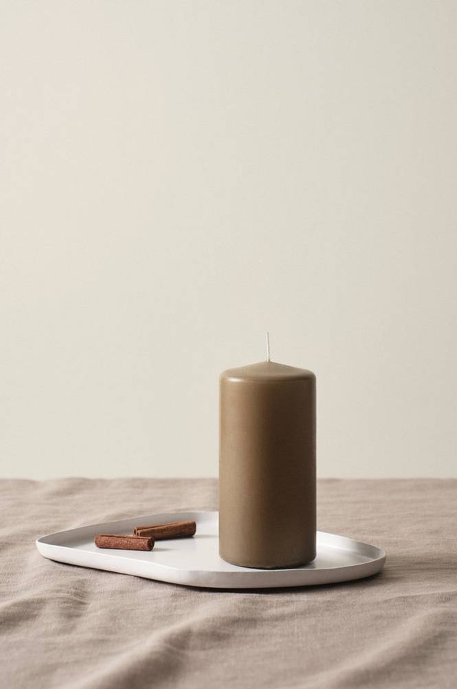 BECKY MATT blockljus - höjd 12 cm