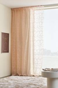 BOJAGI multifunktionsgardin 1 längd Aprikosrosa