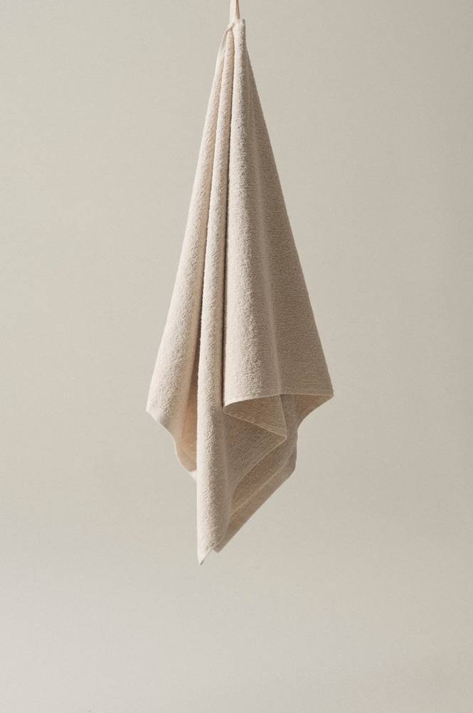 BELLFI badhandduk - ekologisk Beige
