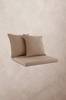 MENTON pehmustesetti nojatuoliin Beige