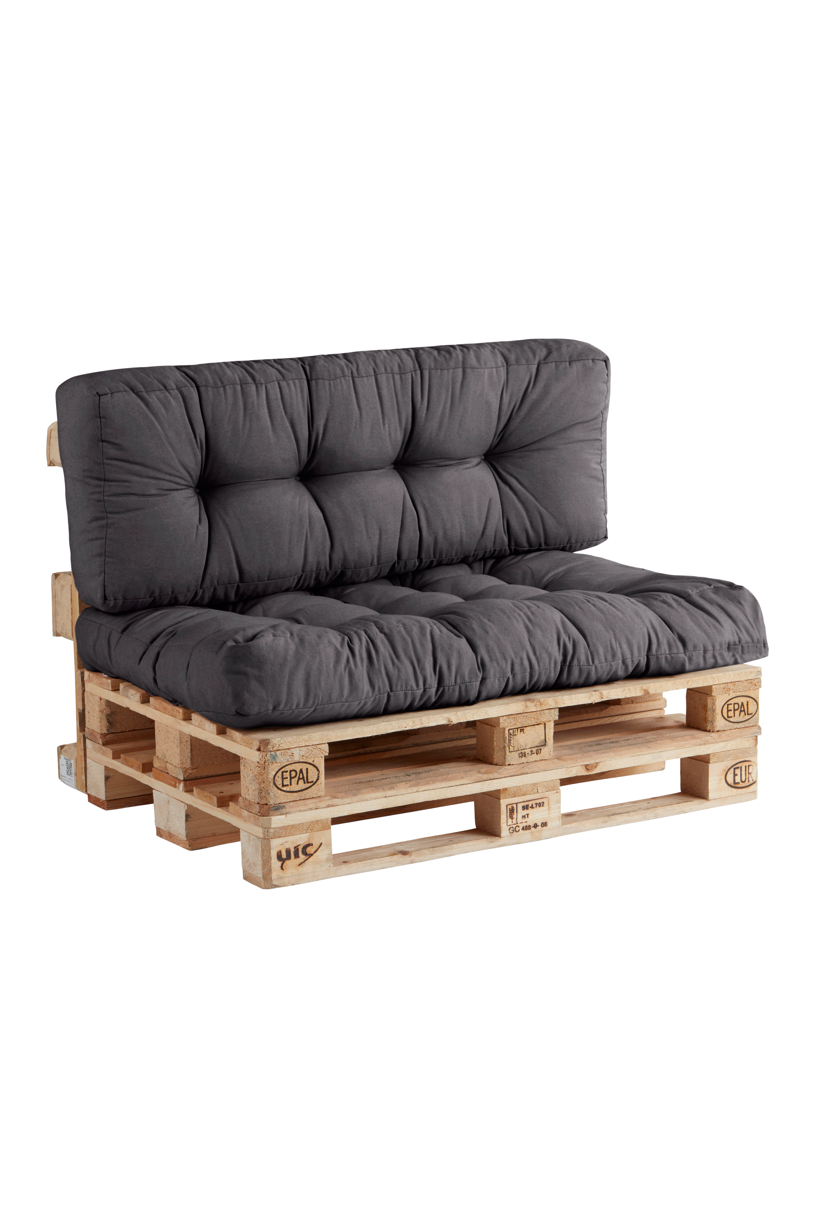PALLE Auflagenset Europalette - Beige - Balkon- und Gartenmöbel