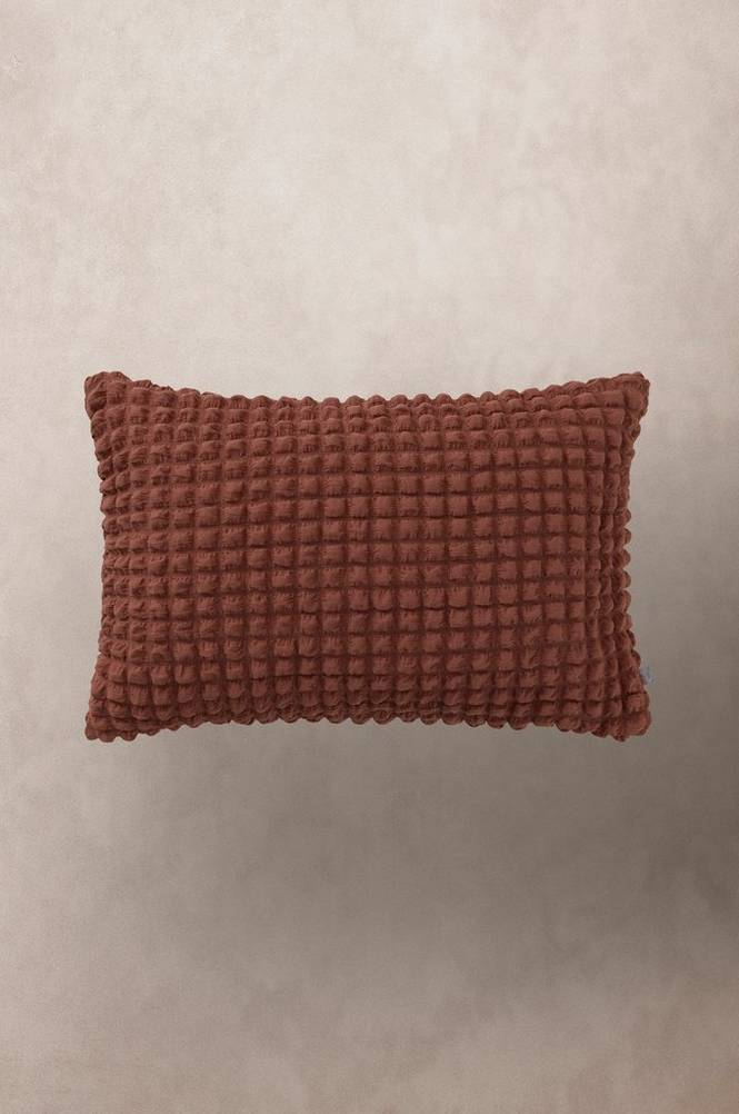 BUBBLY kuddfodral 60x40 cm Brun