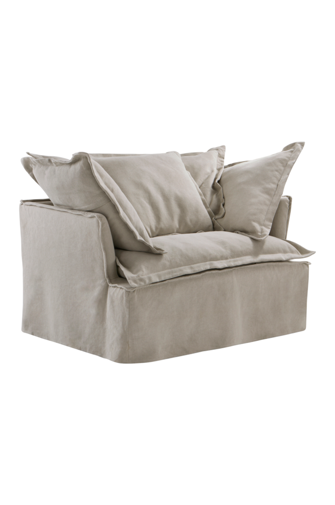 GARDANNE fåtölj Linnebeige