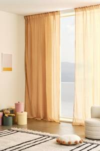 CIA multifunktionsgardin 2-pack Senapsgul