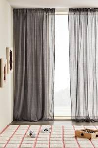 CIA multifunktionsgardin 2-pack Mörkgrå