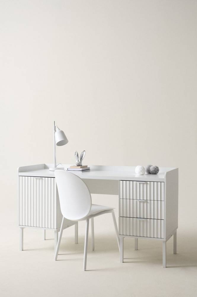 BASAS skrivbord 50x143 cm Vit