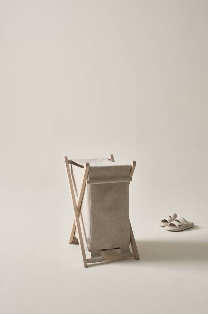 VIK tvättkorg Soaped OAK