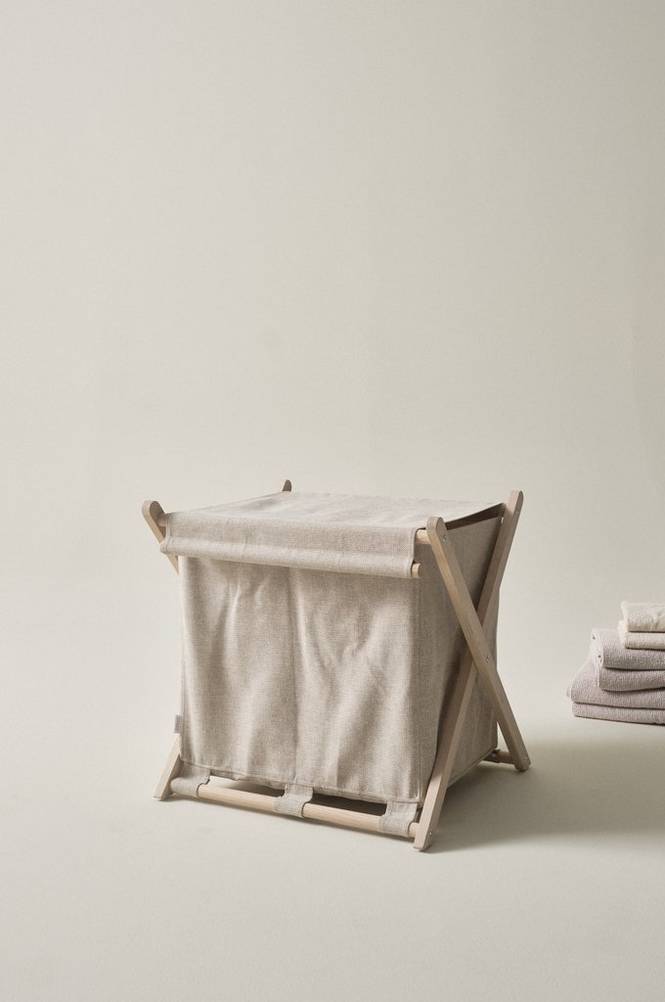 VIK tvättkorg dubbel Soaped OAK