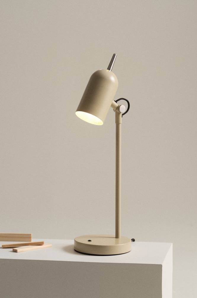 VALLES bordslampa Beige