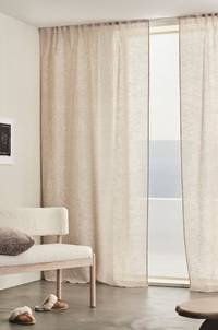 BARK multifunktionsgardin 2-pack Beige