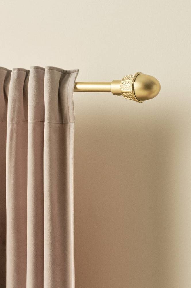 MOZART gardinstång 120-210 cm Guld