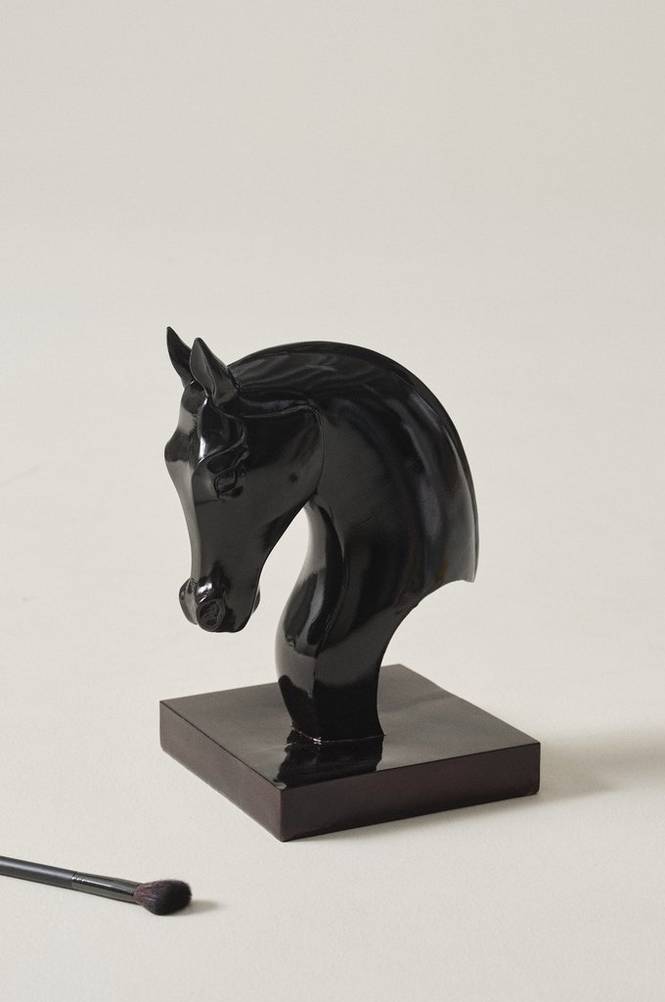 SYLVESTER dekorationsfigur Svart