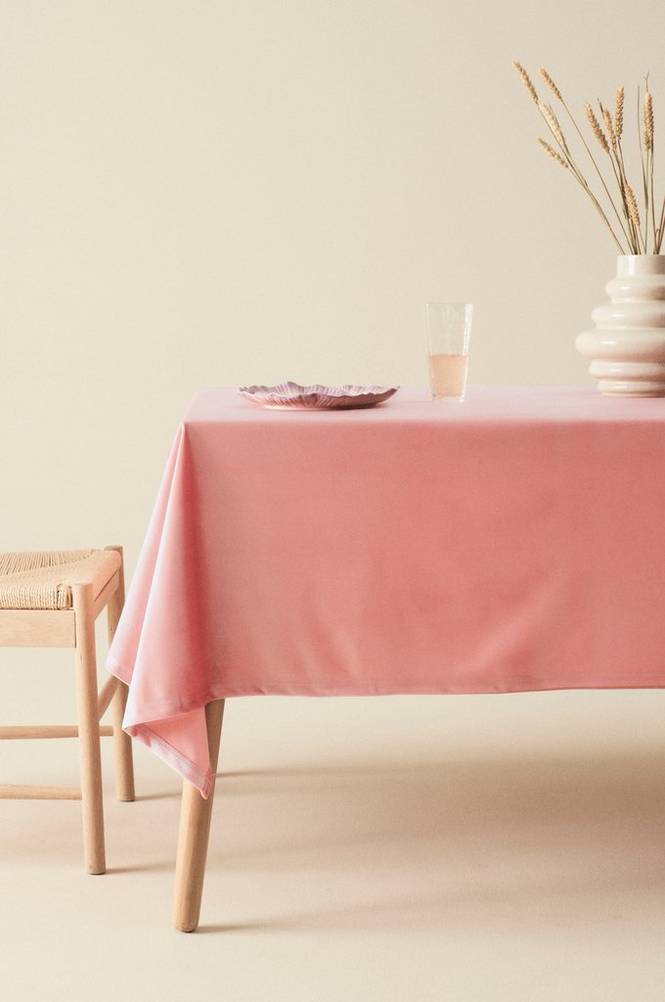 SIMONE duk Terracotta rosa