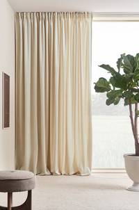 SIMONE multifunktionsgardin 1 längd - extra bred Greige