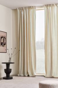 SIMONE multifunktionsgardin 2-pack Greige